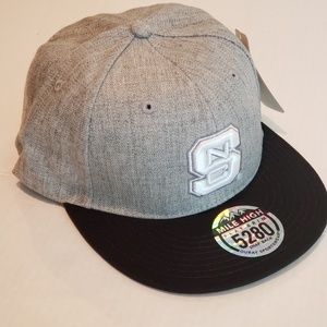 BRAND NEW Ouray NCAA Snapback NCS Grey/ black